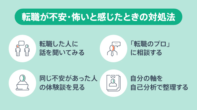 転職が不安・怖いと感じたときの対処法を4つ紹介