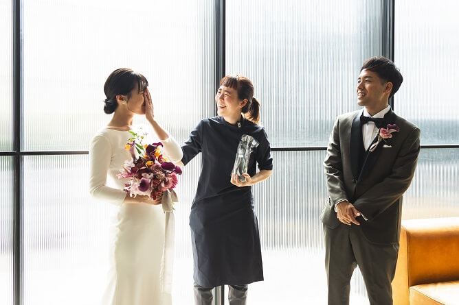 株式会社CRAZYの結婚式シーン