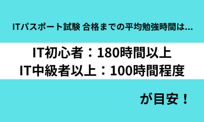 ITパスポートの勉強時間