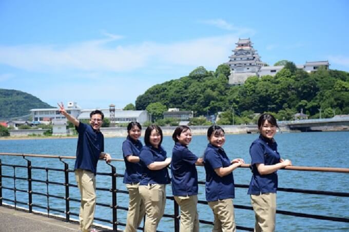 唐津看護専門学校の生徒たち