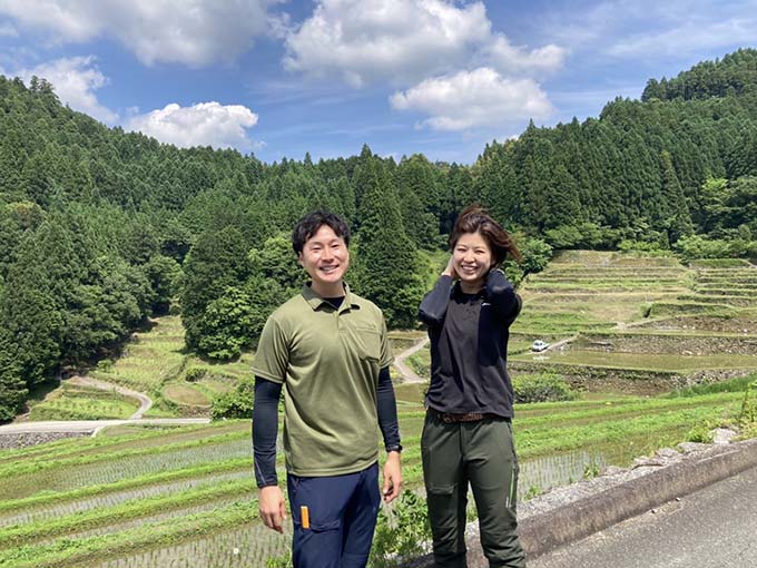 大川さん夫婦の移住写真