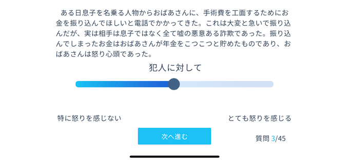 ミイダスのバイアス診断設問例