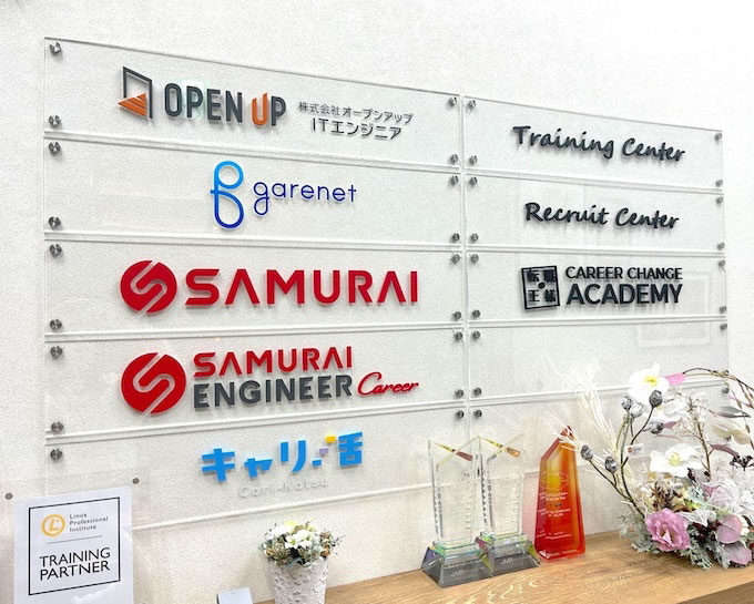 株式会社SAMURAIのアクリル看板
