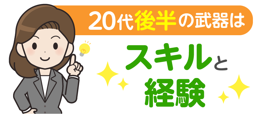 20代後半の武器の説明