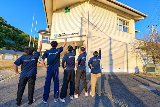 和歌山医療スポーツ専門学校の生徒たち
